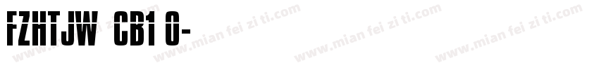 FZHTJW  CB1 0字体转换